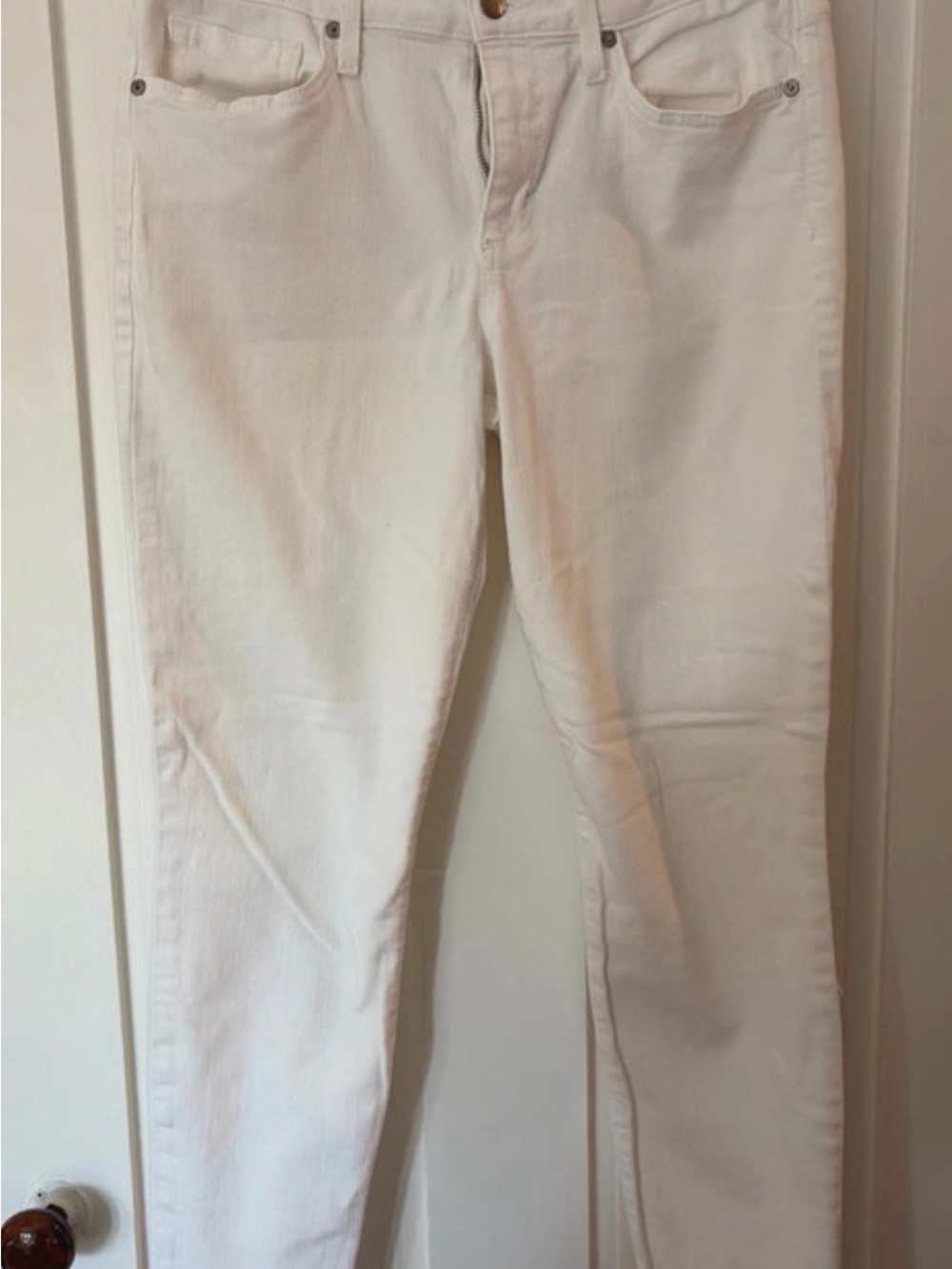 Joe’s Jeans White Skinny Ankle Jeans